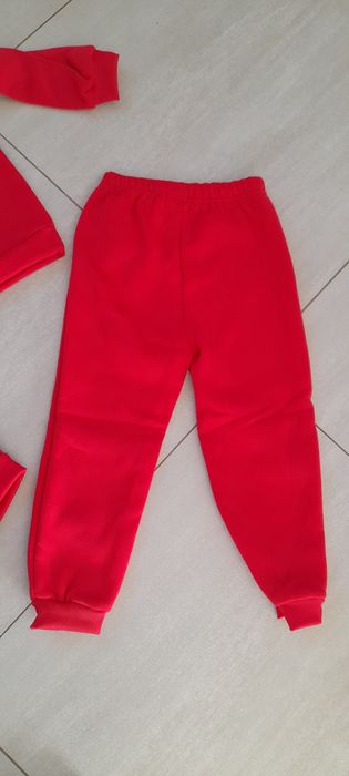 Nowy dres bluza spodnie bezrękawnik 4-5, 104-110 święta bałwan sesja