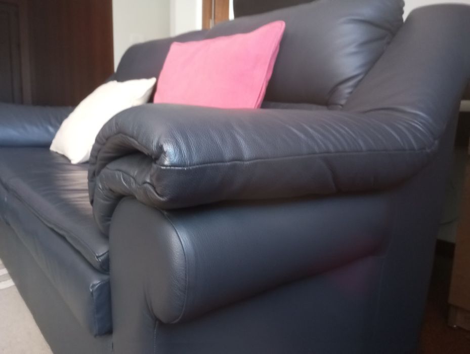 Sofás de pele genuína