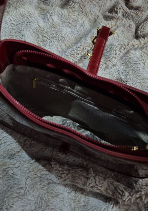 Torebka ysl le 5 a 7 burgundy