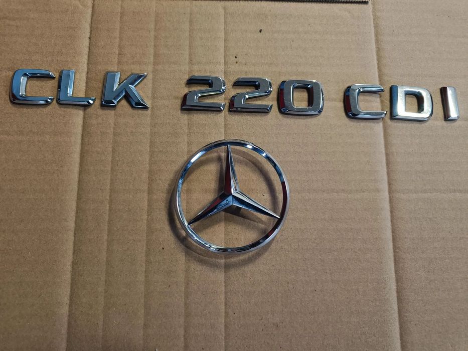 MERCEDES W209 CLK EMBLEMAT ZNACZEK KLAPY ZNACZKI 220 CDI