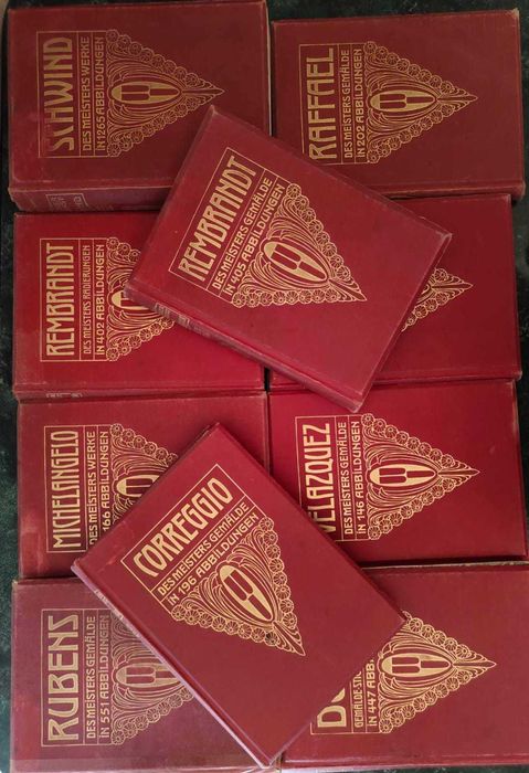 1904-1907г. 10 томов великих художников. Рубенс, Тициан, Рафаэль и др.