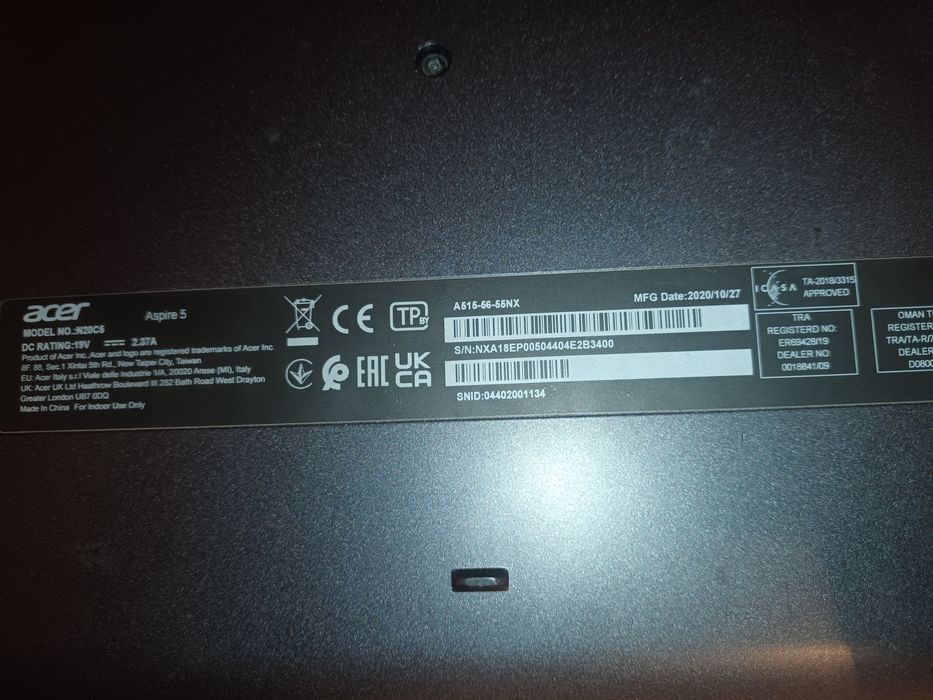 Laptop acer aspire 5