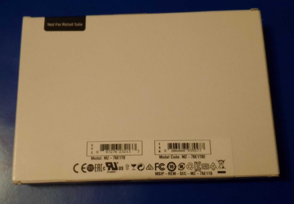 Okazja- Oryginalny Dysk SSD- Korea- Samsung 860 EVO-1 TB. Warto kupić.