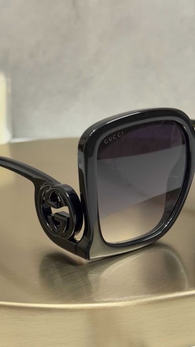 Окуляри Gucci GG1326S 001 Очки Гуччи Чорні Темна Лінза Черные оригинал