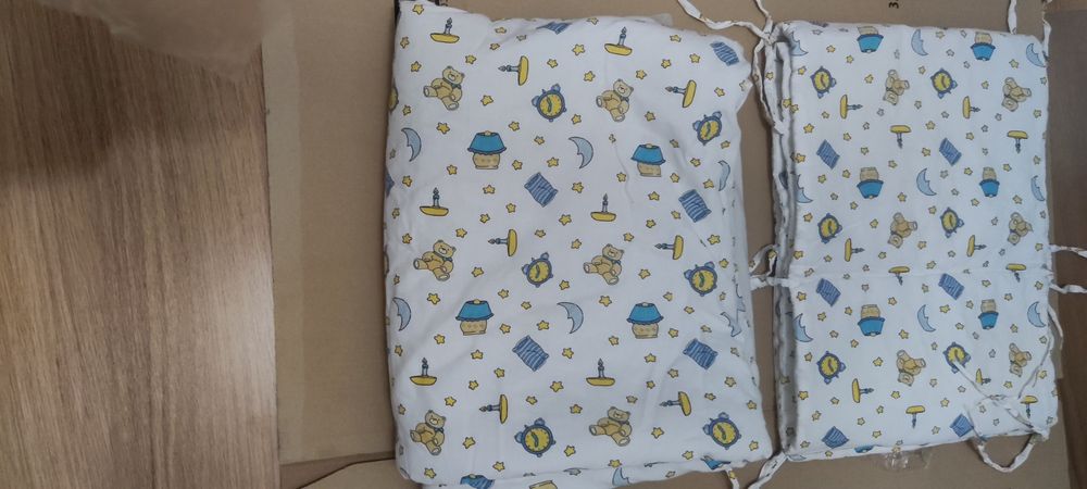 Protetor de cama bebê+edredom