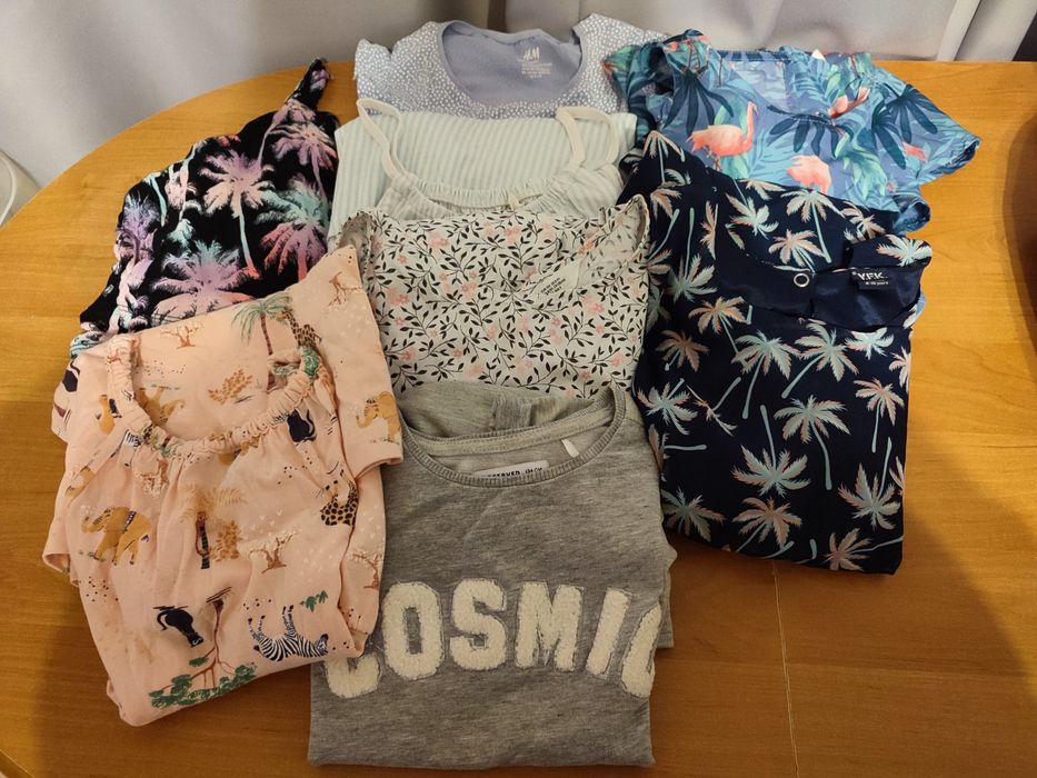 Duża paczka ubrań rozm. 134 dla dziewczynki