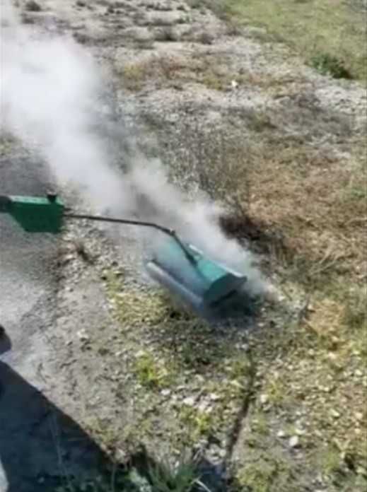 Máquina de monda térmica