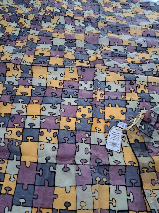 Jedwabna apaszka, ręcznie malowana