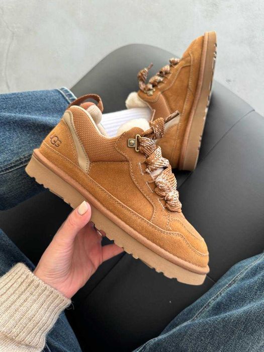 Уггі 36-45 UGG Lowmel Sneaker Chestnut premium угги