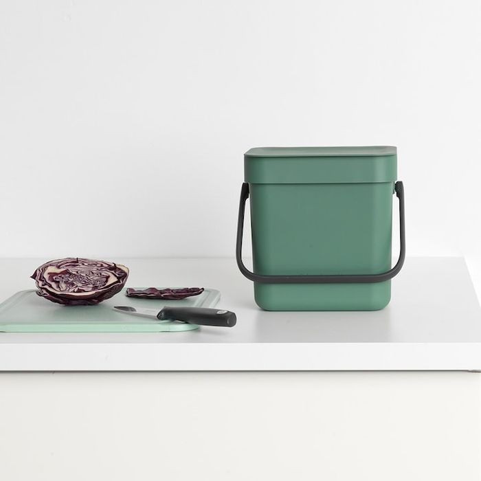 Pequeno balde do lixo da Brabantia, perfeito para resíduos de cozinha