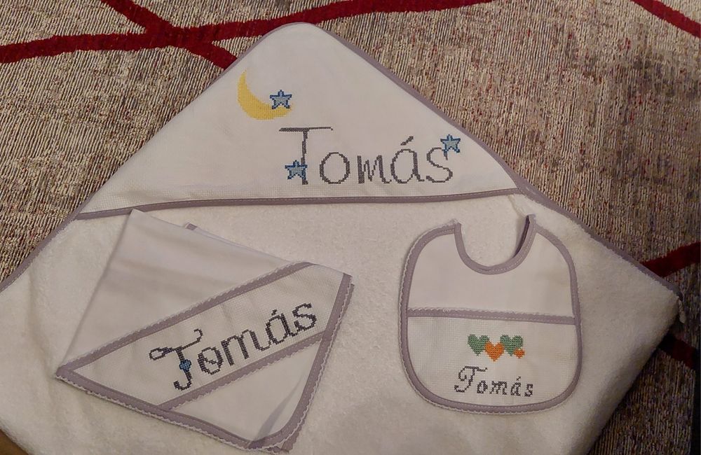 Conjunto Ponto cruz bebé