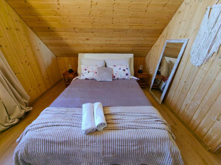 WALENTYNKI, domek ze szklarenką, sauną i jacuzzi, domek na wynajem