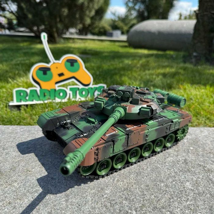 Танк на радиоуправлении Т-84 Зеленый. Машинка на пульте управления