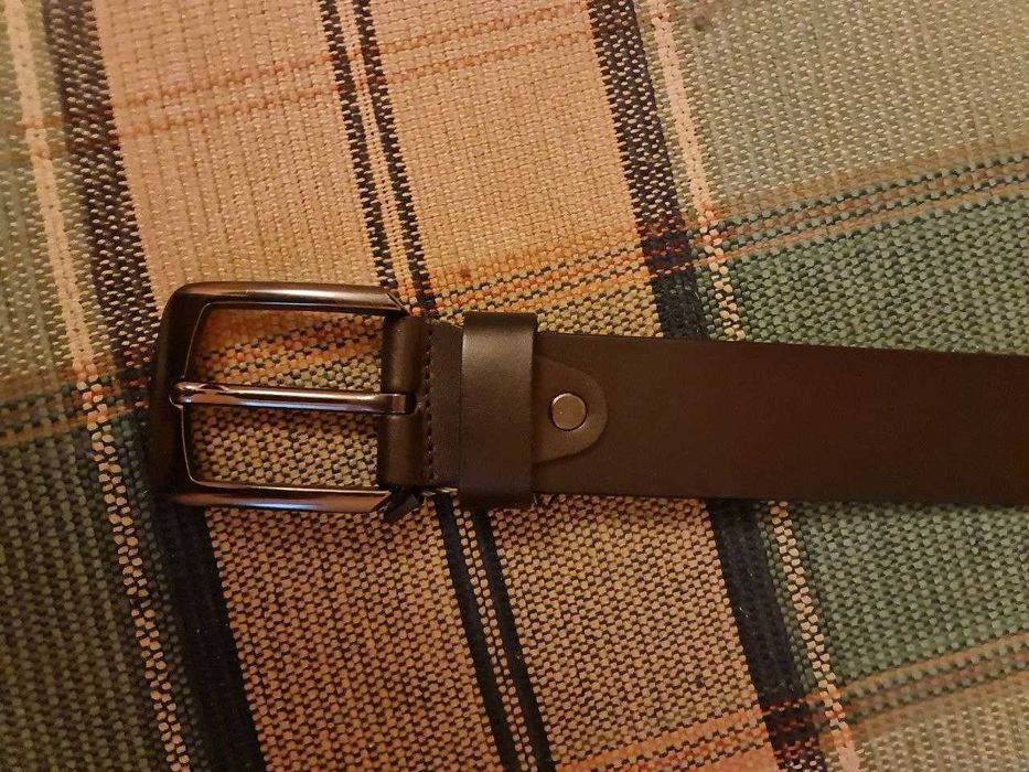 ремень коричневьій