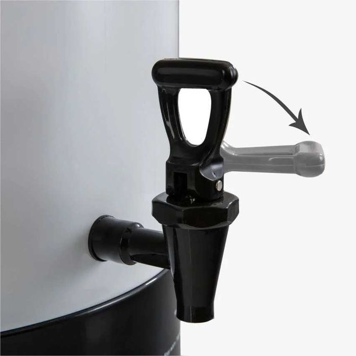 Garnek do pasteryzacji AREBOS 28 L Biały