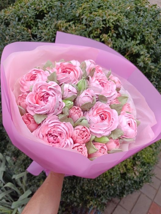 Букеты из зефира