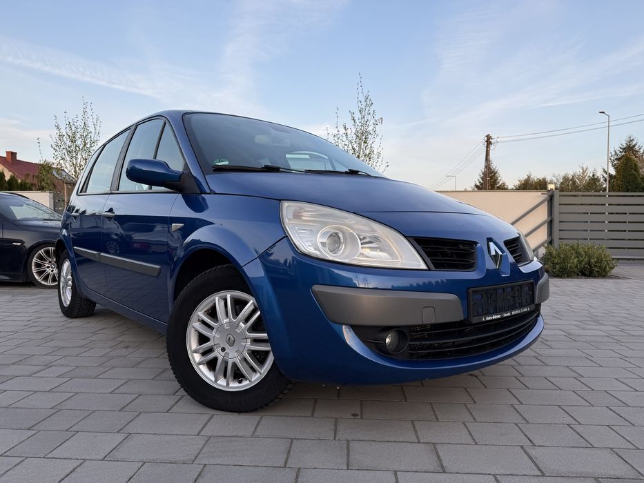 RENAULT SCENIC 1.6 16v LIFT benzyna BEZWYPADKOWY klima alu manual BEZ RDZY 2007 rok