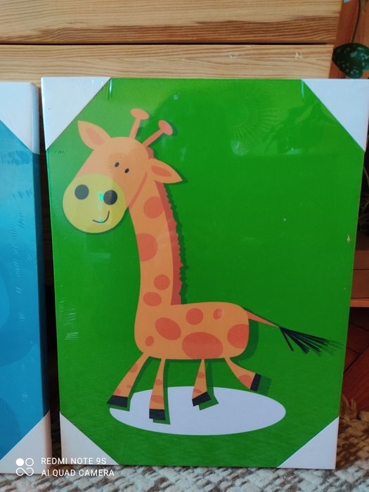 Conjunto de 4 quadros decorativos infantis