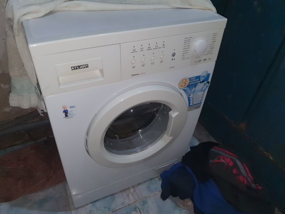 Пралка АТЛАНТ Mod.:60С88 на 6kg 800об/м робоча 100%