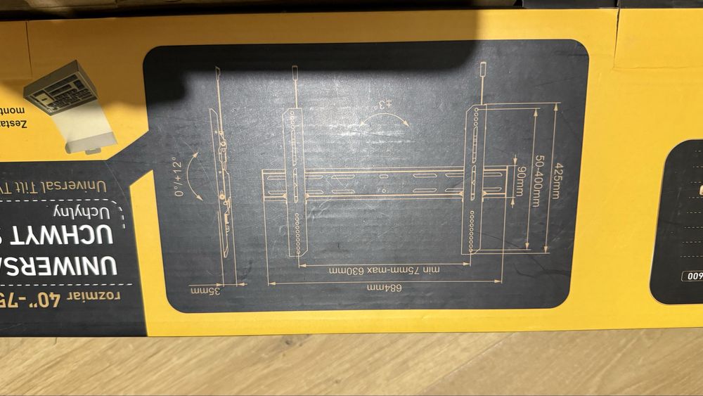 Wieszak Uchwyt na telewizor Reinston Ultra uchylny