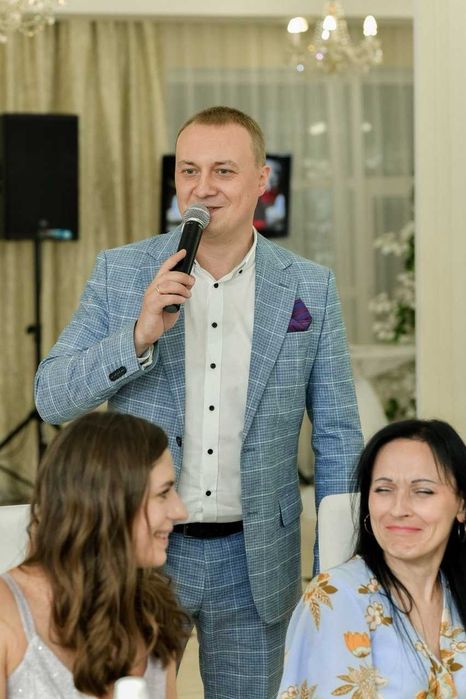 Ведучій на весілля, ювілей,випускний, хрестини, гендер-паті