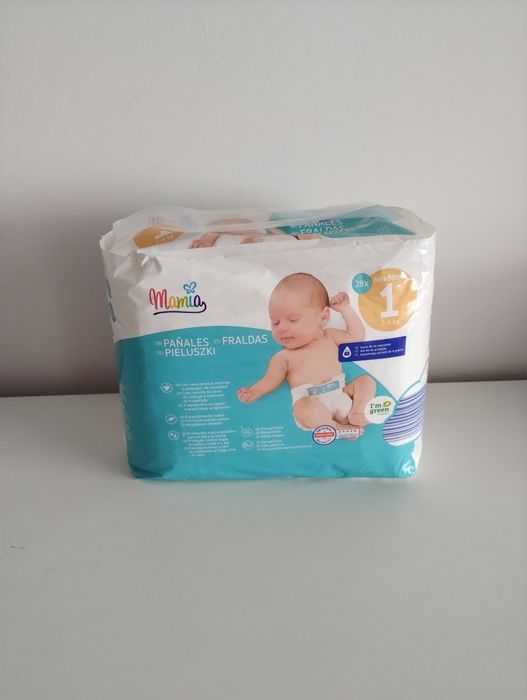 Nowe pampersy 1 dla noworodka 2-5kg