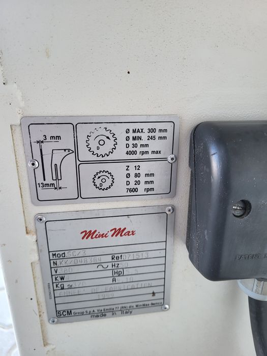 Форматно-розкрійний верстат MiniMax SCM