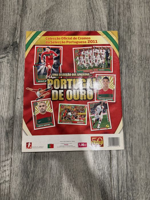 3 cadernetas de cromos portugal de ouro