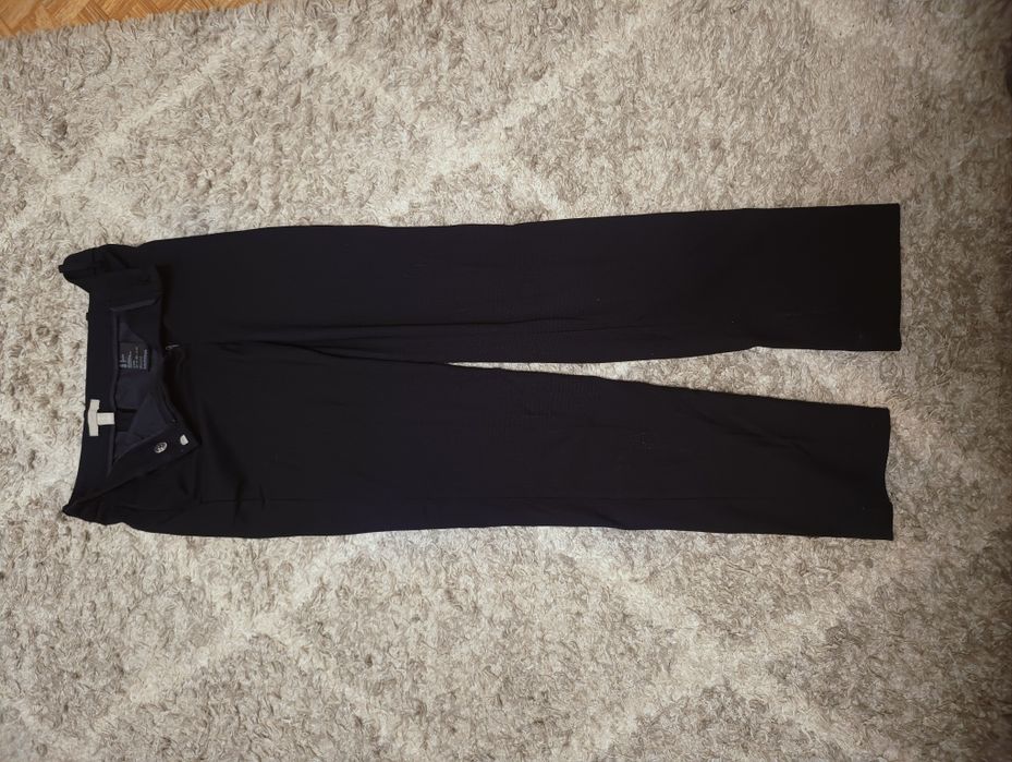Damskie spodnie garniturowe granatowe H&M rozmiar 32 XXS