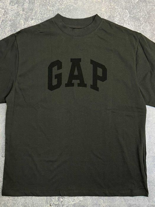 Футболка сіра Yeezy GAP BALENCIAGA YZY футболка серая S M L XL grey