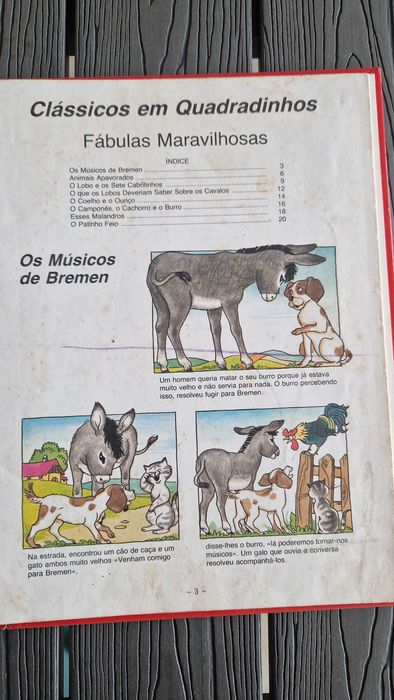 Livro Clássicos em Quadradinhos - Fábulas Maravilhosas