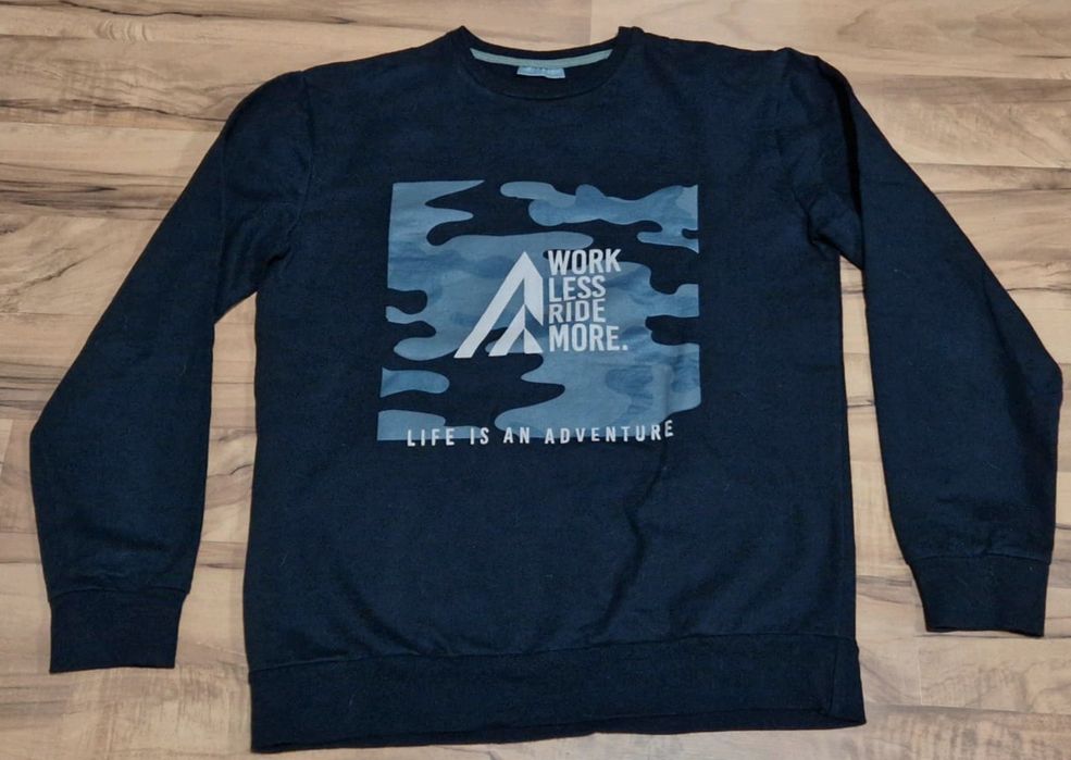Bluza chłopięca sportowa czarna NOWA roz 170 cm