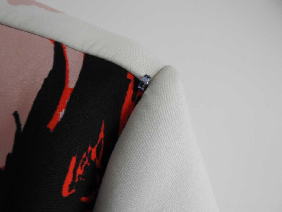 Sportmax Code neoprenowy płaszcz w kwiaty S M Max Mara MaxMara