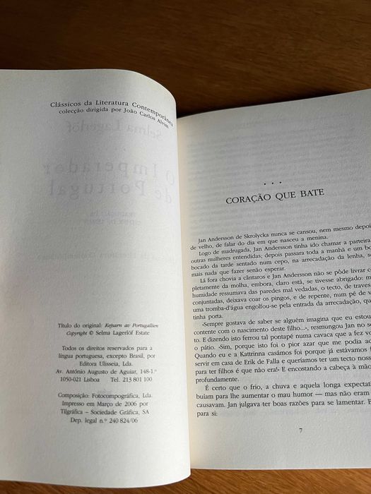 O Imperador de Portugal    Selma Lagerlof