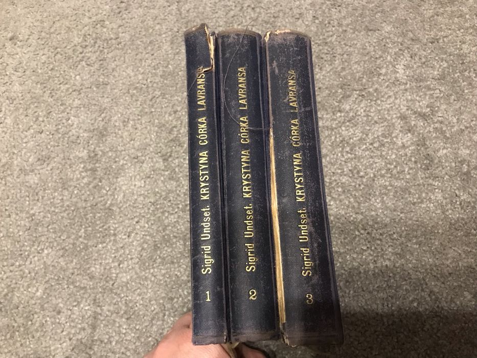 Krystyna córka Lavransa. Tom 1,2,3. Sigrid Undset