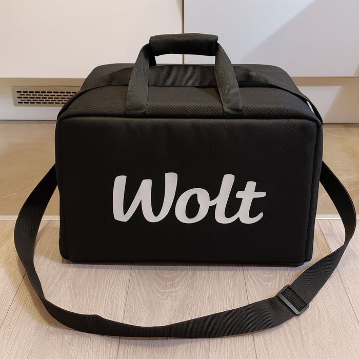 Torba wolt do ręki i na ramię na pizzę 45x45cm z mata grzewcza.