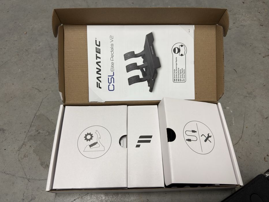 Fanatec pedais csl elite pedals V2