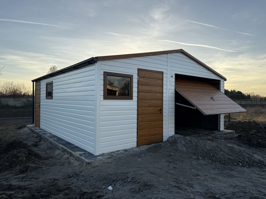 Garaz blaszany 6x6 7x6 8x6 profil zamkniety ocynkowany