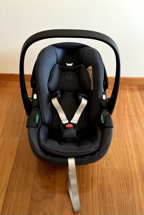 Trio Maxi Cozi 3 Essential Graphite Conversível (Carrinho + Cadeira Pebble 360 Pro+ (com adaptadores)+Base FamilyFix 360).Pode ser vendido em separado