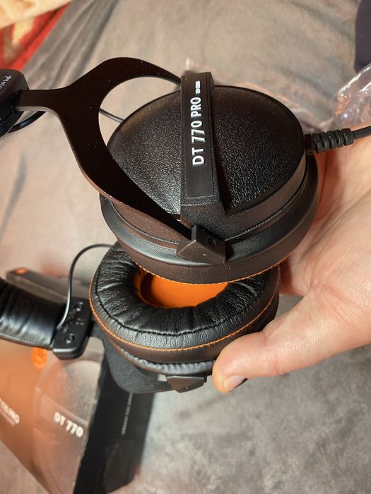 Наушники beyerdynamic dt 770 pro 80 ohm шкірян амбошури