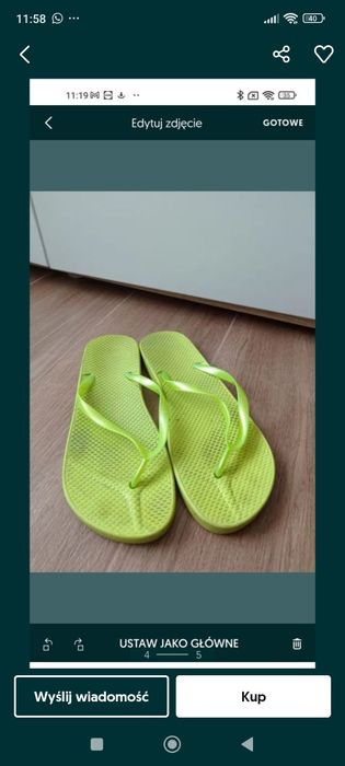 Japonki neonowe 41/42