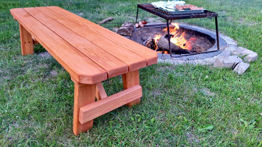 Ławki ogrodowe do ogniska ławeczki ogniskowe