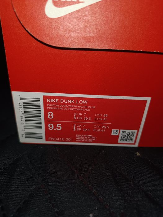 Buty Nike Dunk Low niebieskie