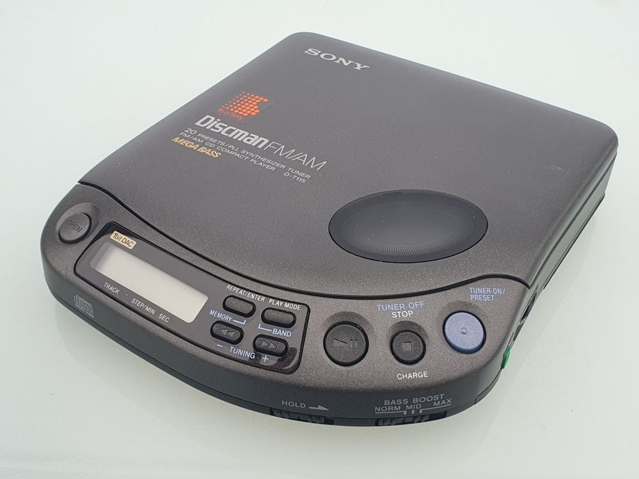 Discman Sony d-t115 z radiem vintage