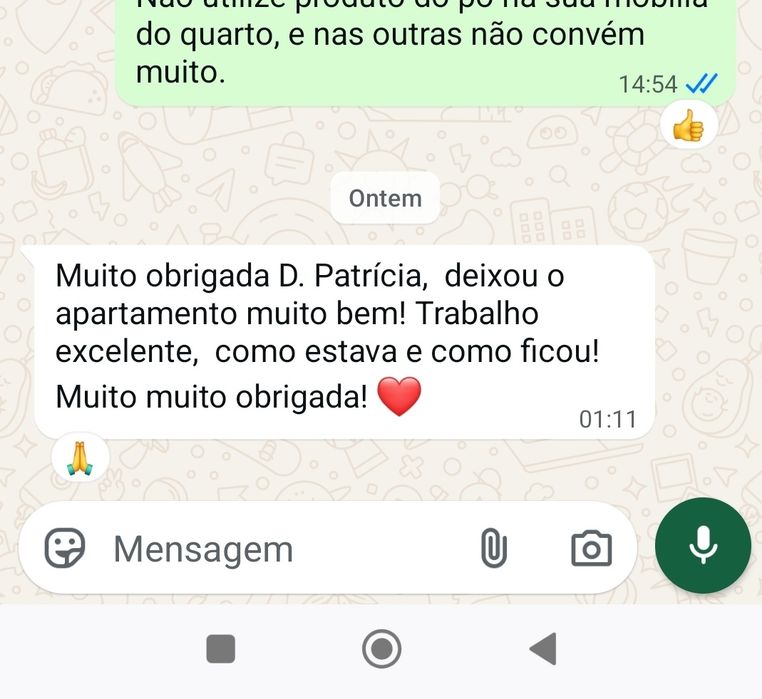 Serviços de limpeza