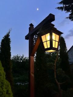 Lampa ogrodowa ręcznie robiona