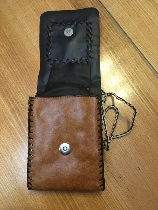 Bolsa étnica castanha