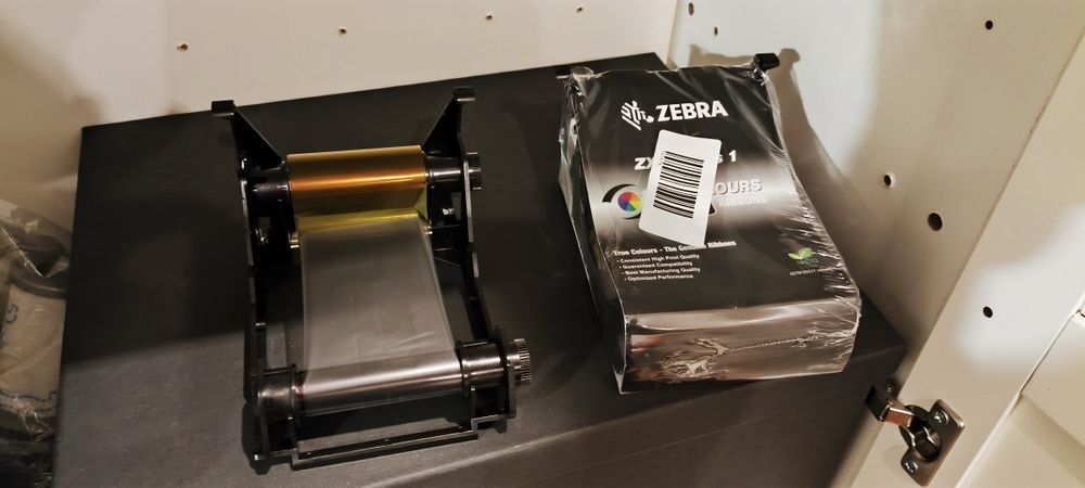 Fita Zebra para zxp série 1