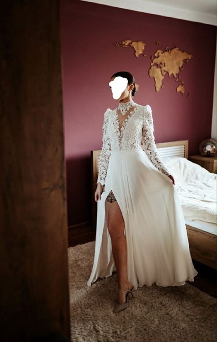 Sukienka slubna biała  niespotykana