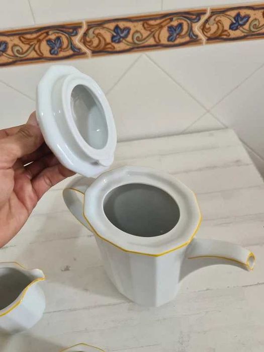 Conjunto Serviço Chá Porcelana Louça Tea Tirschenreuth Bavaria Antigo